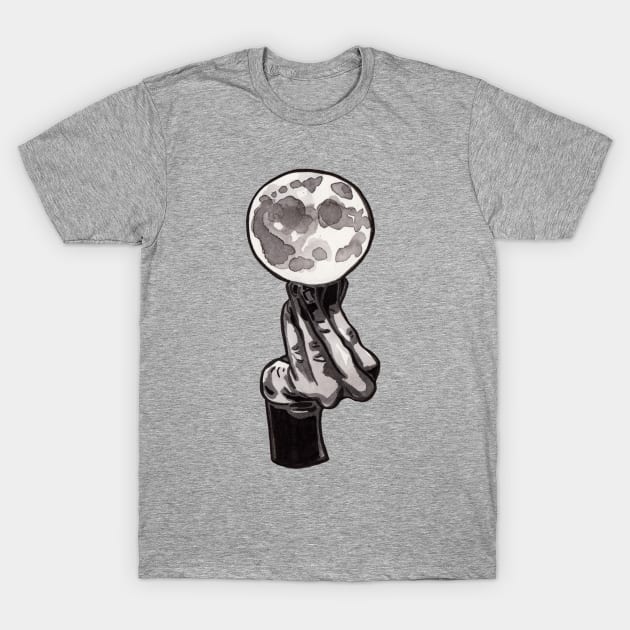 The Moon in Their Hands T-Shirt by JenTheTracy